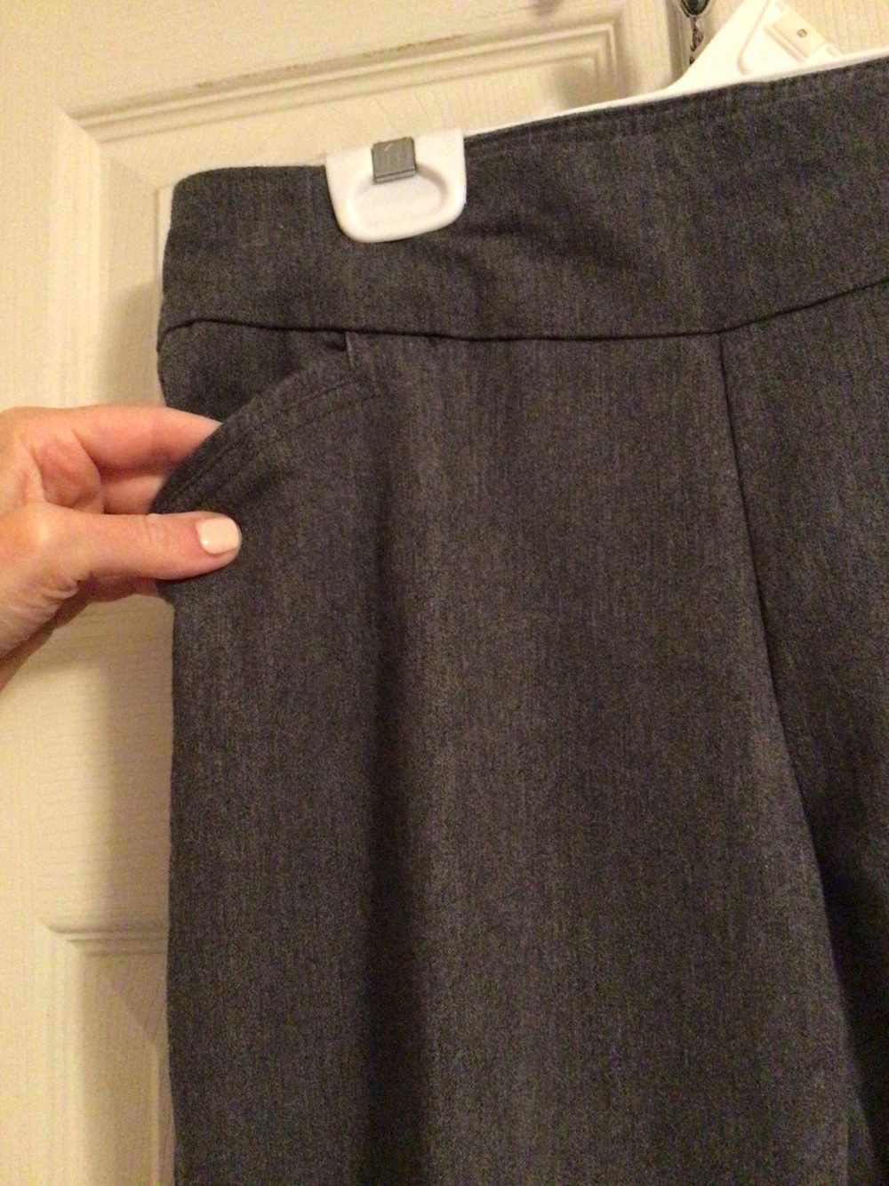 Croft & Barrow Grey Stretch Trousers - Picture 7 of 8